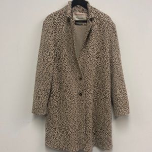 Anthropologie Cartonnier Cheetah Coat Duster